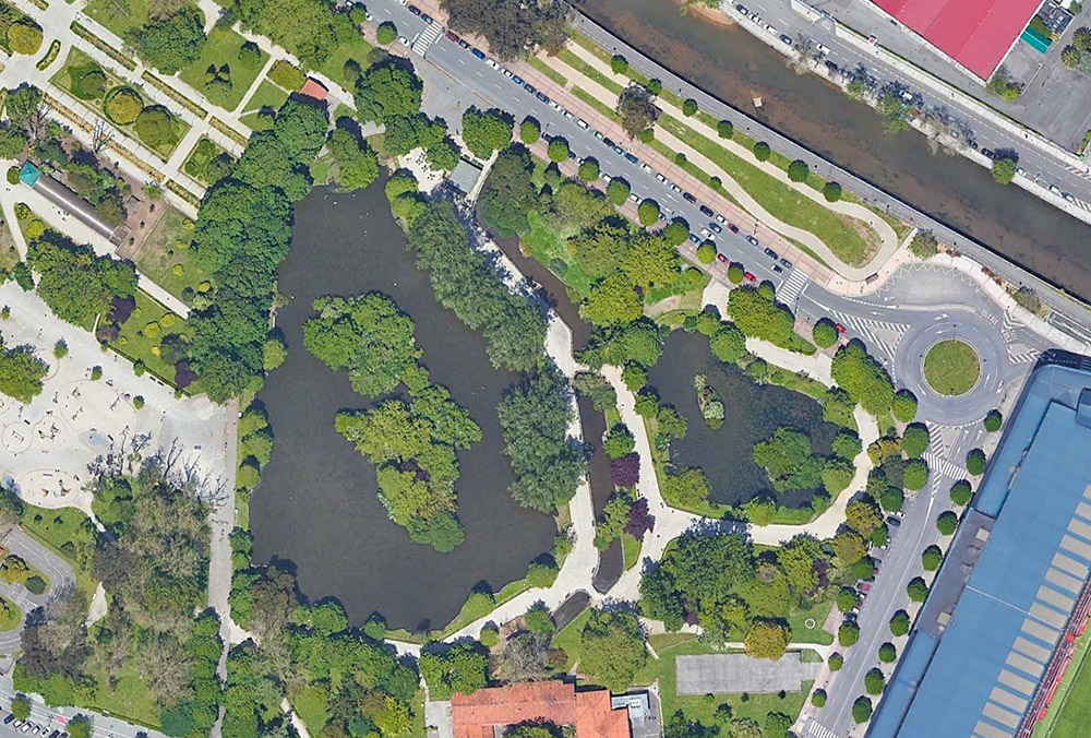 Estanques Parque Isabel la Católica Gijón